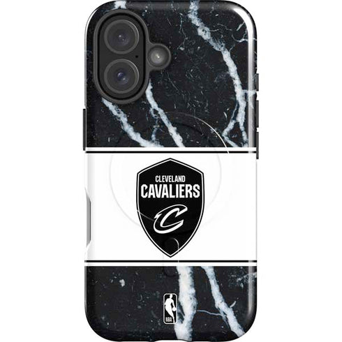 NBA Cleveland Cavaliers Marble iPhone 16 Plus Magsafe Impact Case